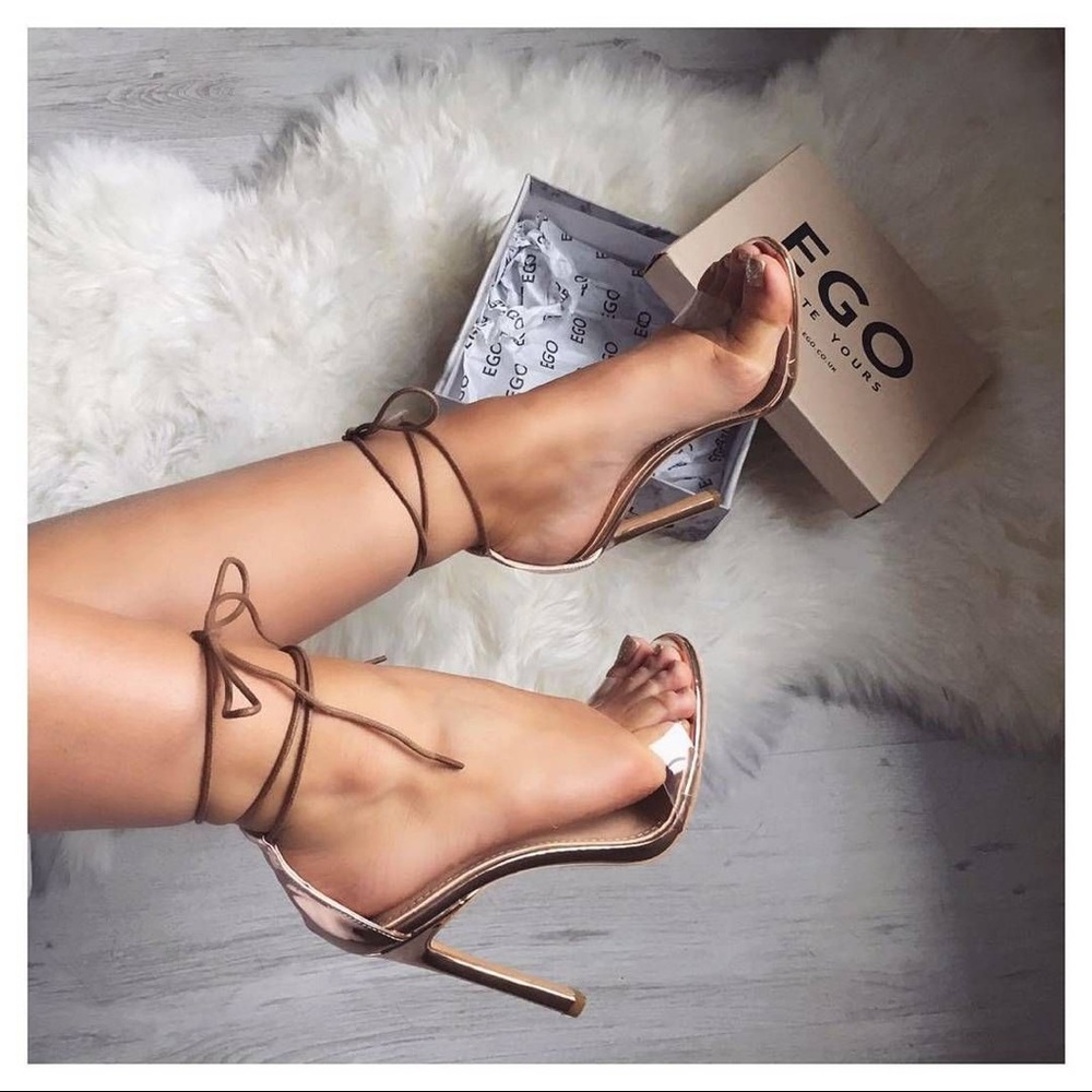 Lace up heels